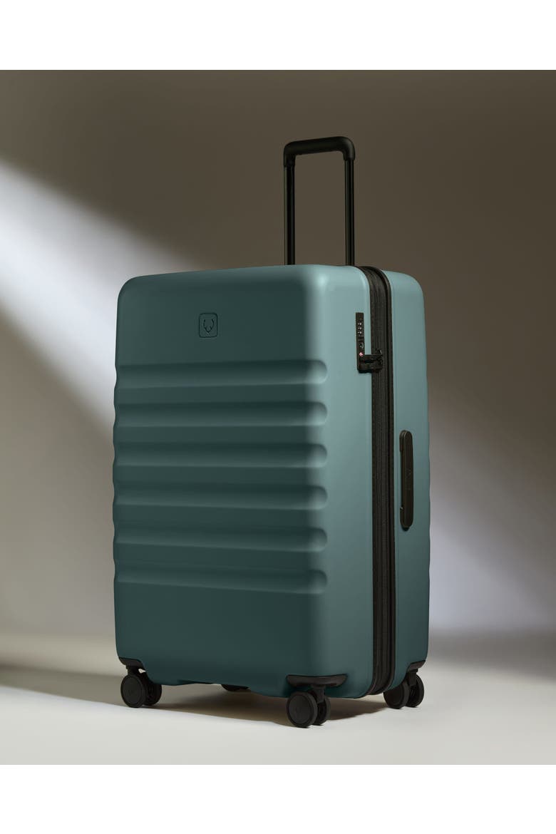 Icon Stripe Large Luggage, Main, color, Glade Blue