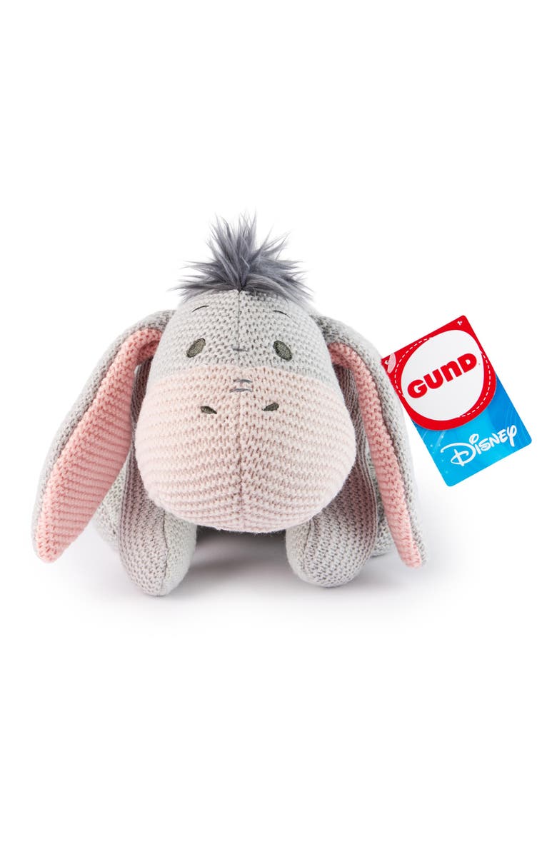 Gund Eeyore Knit Stuffed Toy, Alternate, color, Eeyore