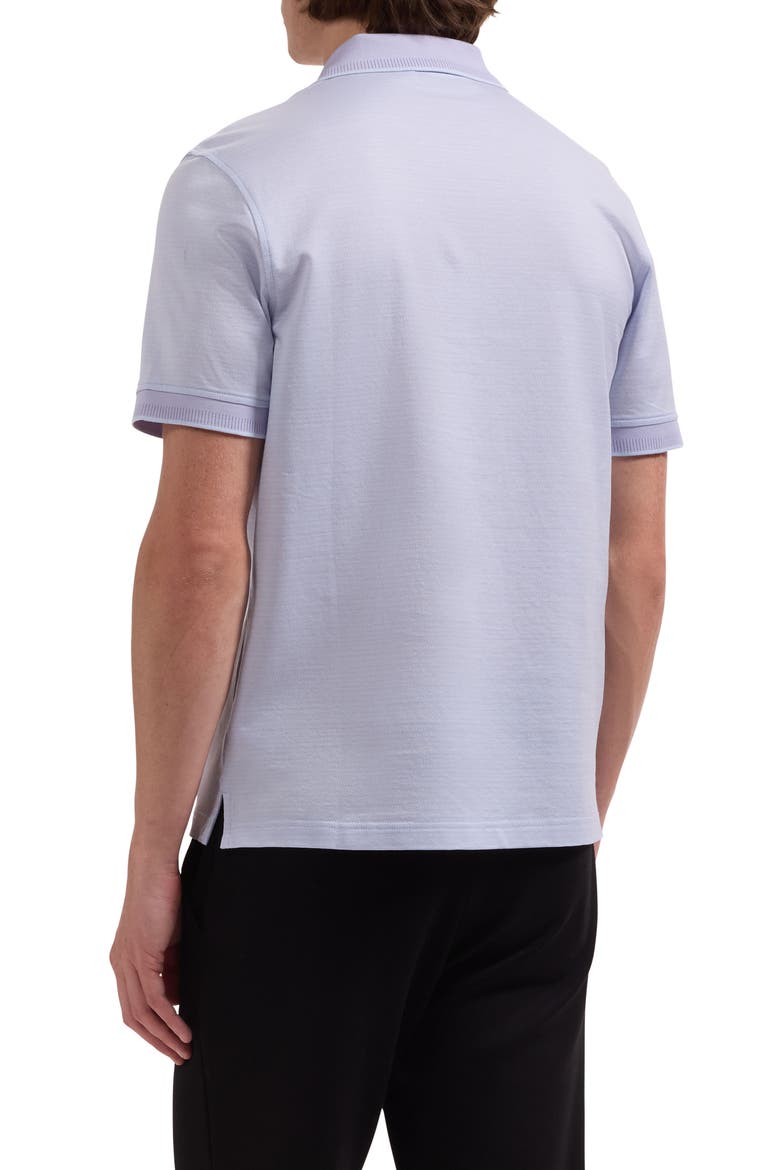 Jacquard Cotton Polo, Alternate, color, LILAC