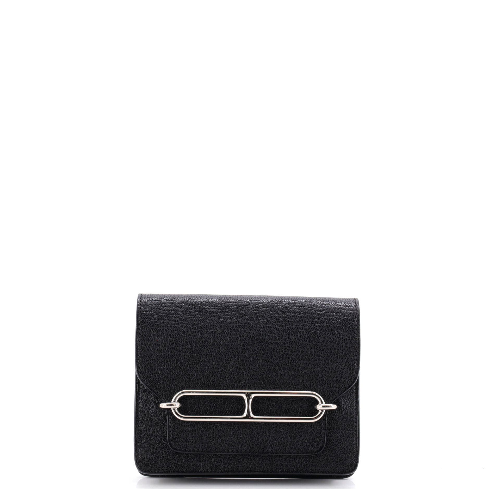 Roulis Slim Wallet Chevre Mysore, Main, color, Black