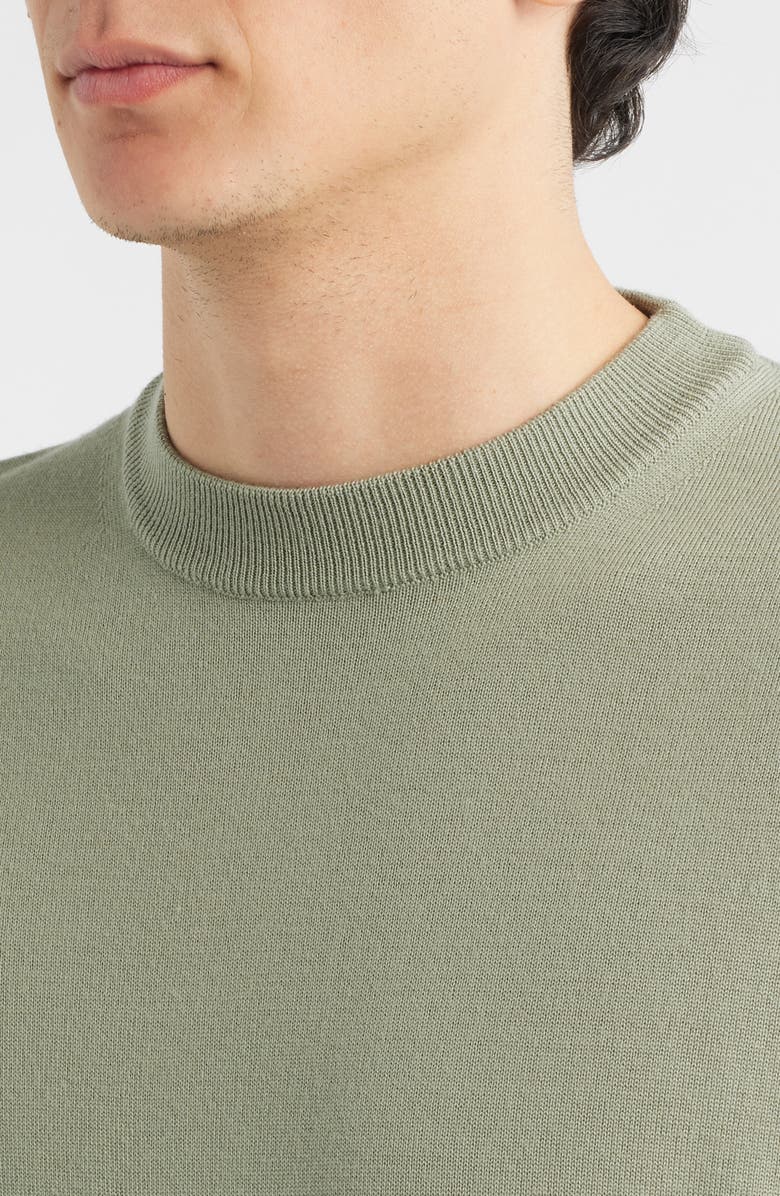 Aurélien Cashwool<sup>®</sup> Short Sleeve Crewneck Sweater, Alternate, color, Pistache
