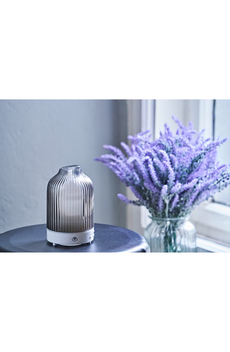 SERENE HOUSE Fountain Glass Ultrasonic Aroma Diffuser, Alternate, color, Grey