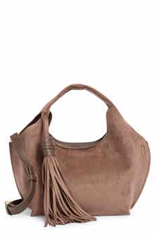 Galen Faux Suede Crossbody Bag