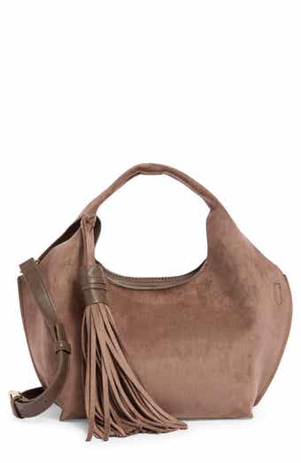 Galen Faux Suede Crossbody Bag