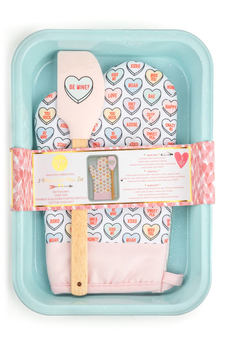 Core Home 3-Piece Cake Pan Set, Alternate, color, Blue Multi