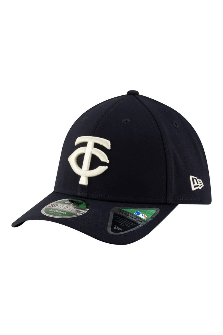 Men's New Era  Navy Minnesota Twins Alternate Player Replica 39THIRTY M-Crown Flex Hat, Main, color, Navy