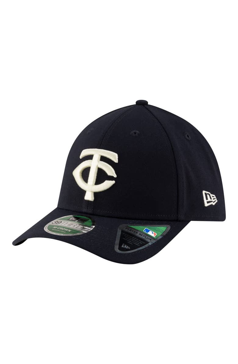 New Era Men's New Era Navy Minnesota Twins Alternate Player Replica 39THIRTY M-Crown Flex Hat, Main, color, Navy