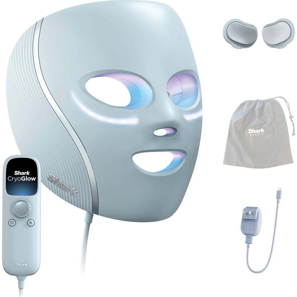 Shark Cryoglow Under-eye Cooling + Led Anti-aging Skin Clearing Face Mask In No Color