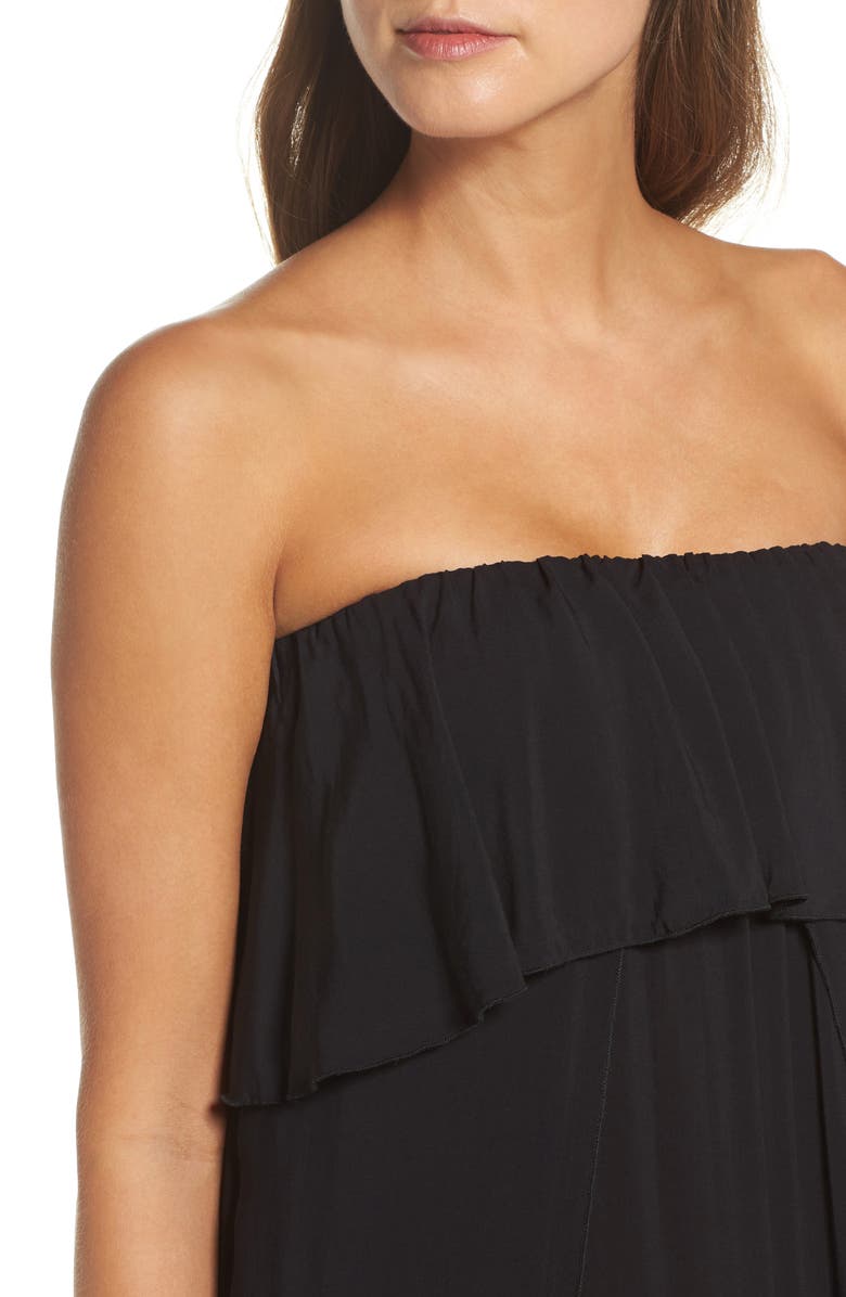 Elan Strapless Maxi Cover-Up Dress, Alternate, color,