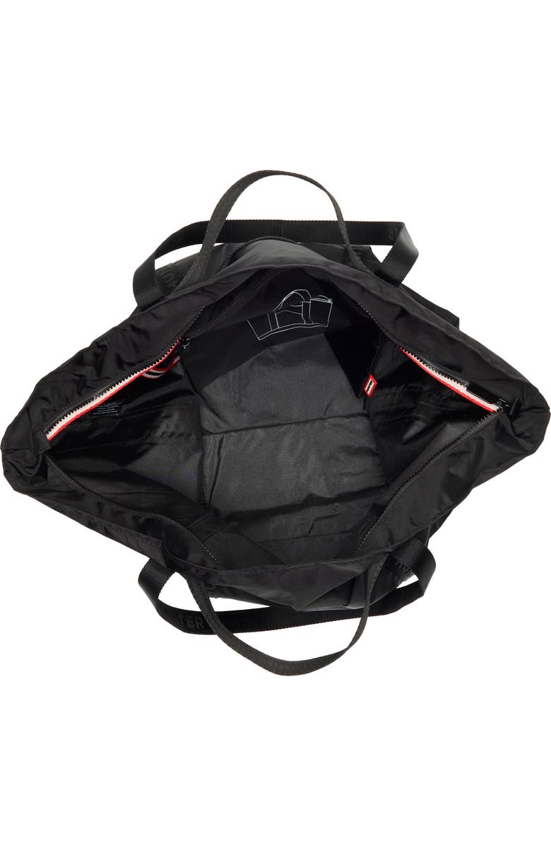 Hunter Tote Bag, Alternate, color, Black Textile Nylon