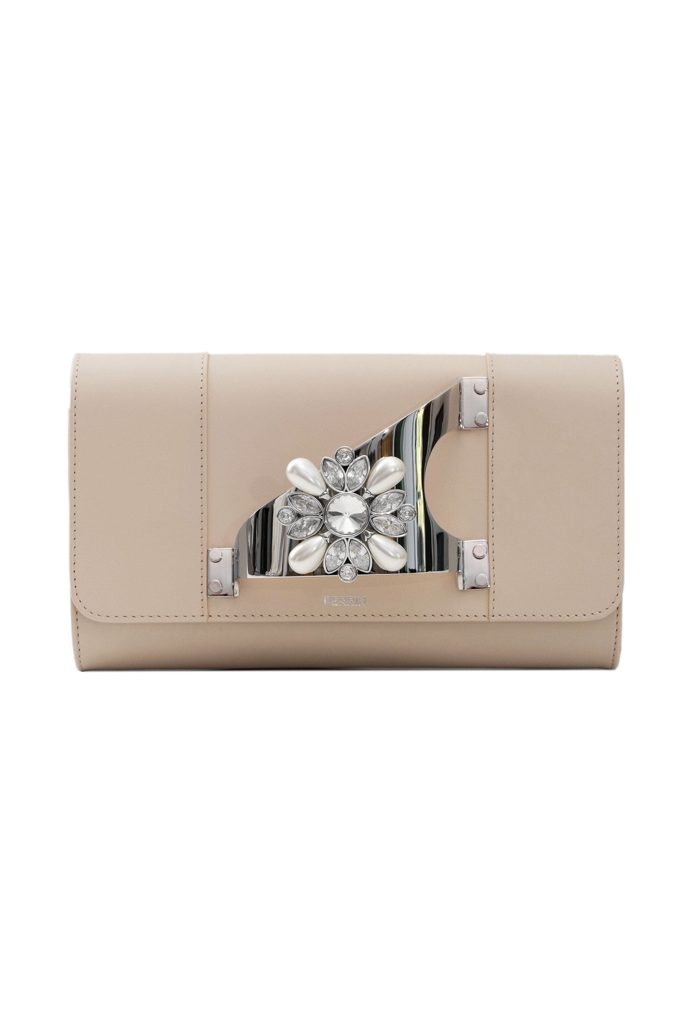 L'Eiffel Clutch Bijoux, Main, color, CRÈME