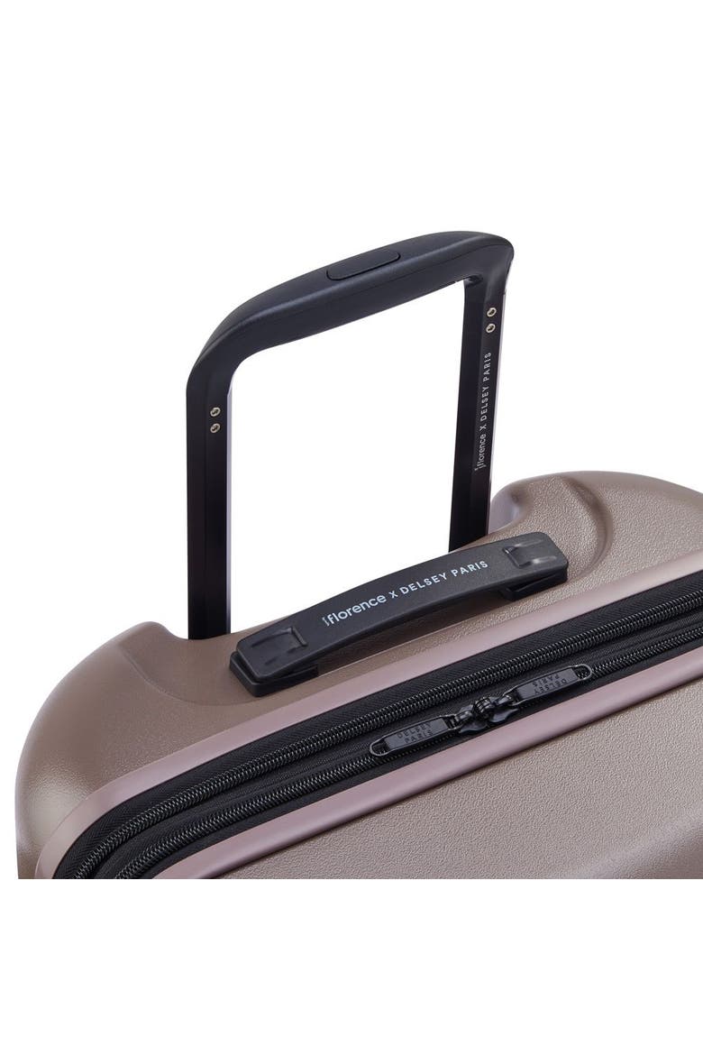 Catch Flights Expandable 20" Carry-On Spinner, Alternate, color, Chestnut