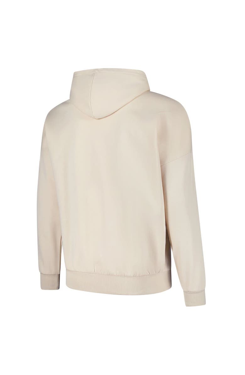 LEVELWEAR Men's Levelwear Jack Hughes Khaki New Jersey Devils Oversized Contact Name & Number Pullover Hoodie, Alternate, color, Khaki