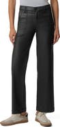 KUT from the Kloth Avery Coated High Waist Ankle Straight Leg Utility Pants
