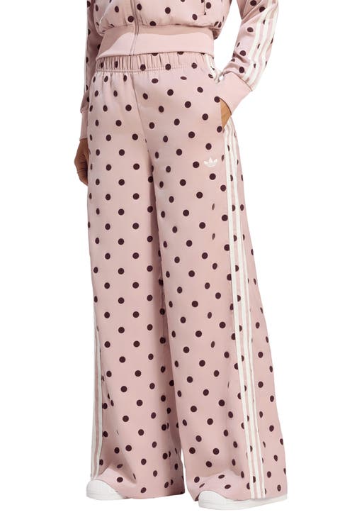 Firebird Polka Dot Wide Leg Track Pants