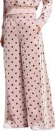 adidas Originals Firebird Polka Dot Wide Leg Track Pants