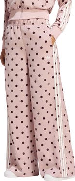 adidas Originals Firebird Polka Dot Wide Leg Track Pants