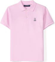 Psycho Bunny Kids' Classic Piqué Knit Polo