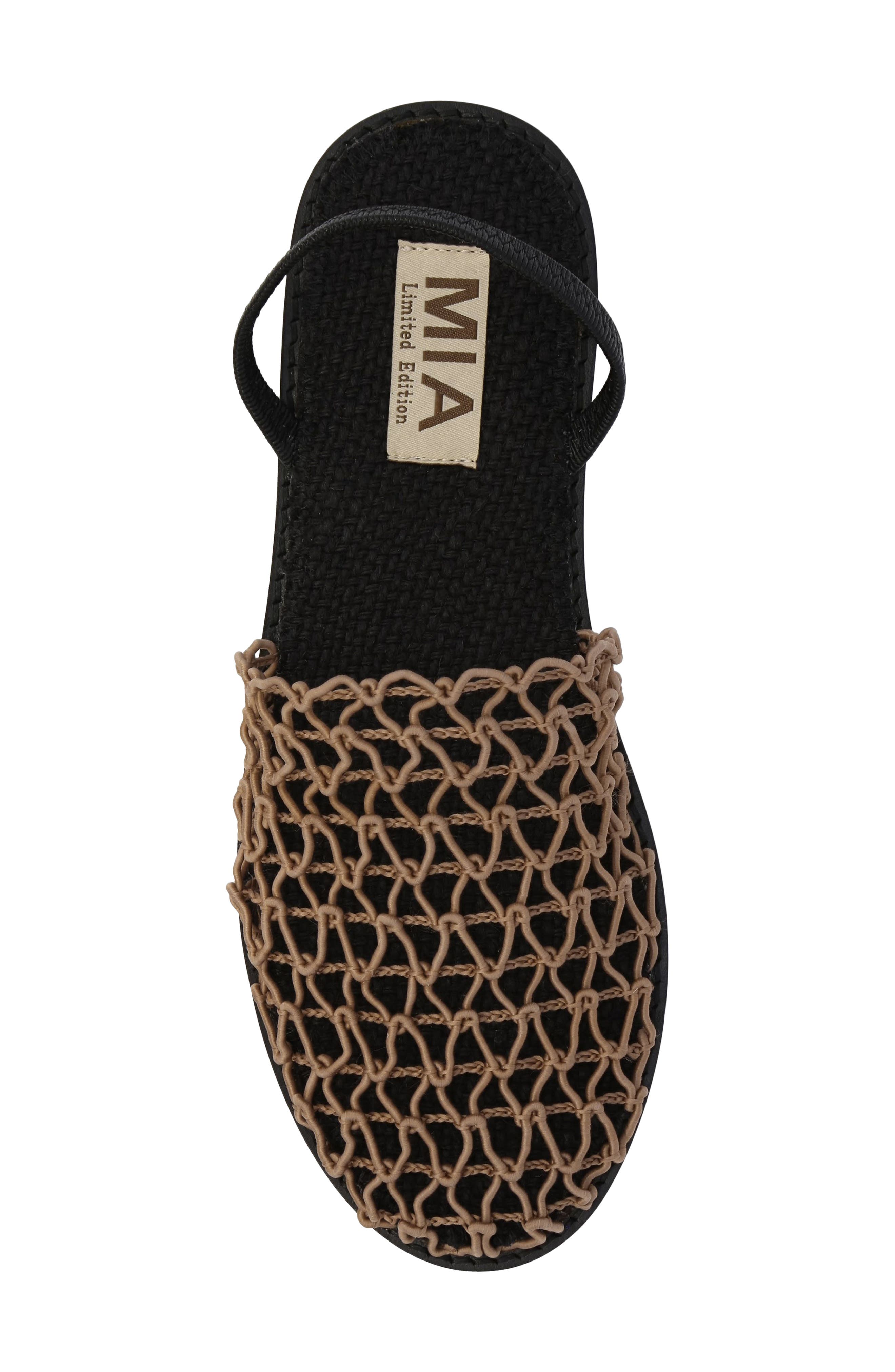 MIA Kairo Sandal, Alternate, color, Brown Woven