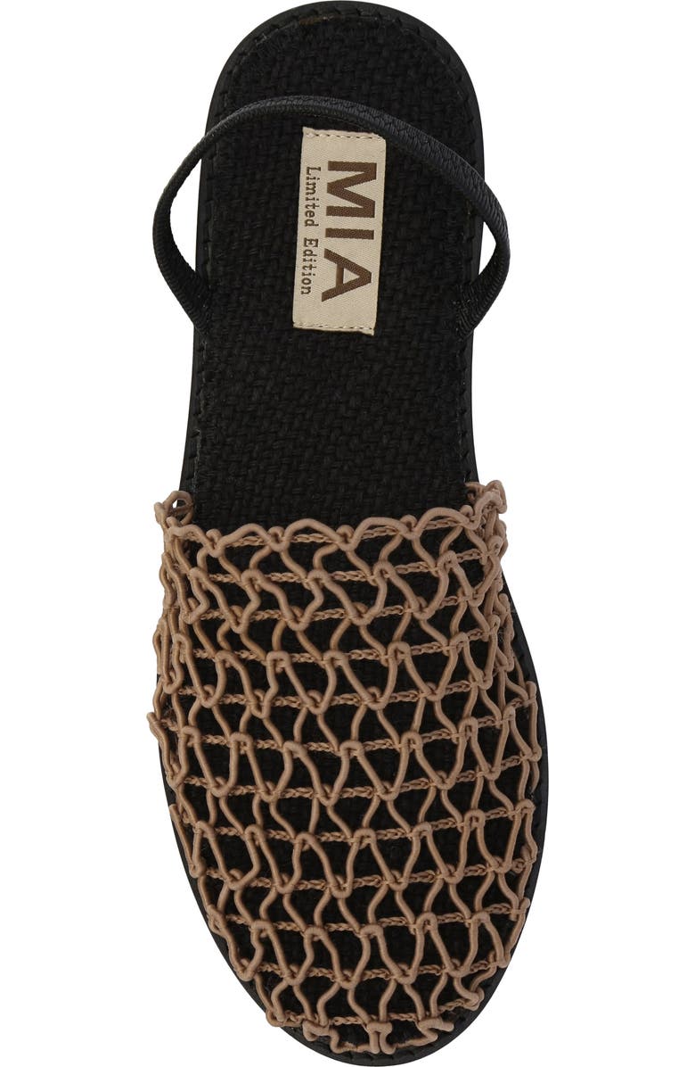 MIA Kairo Sandal, Alternate, color, Brown Woven