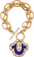 True Religion Toggle Bracelet with Horseshoe Charm