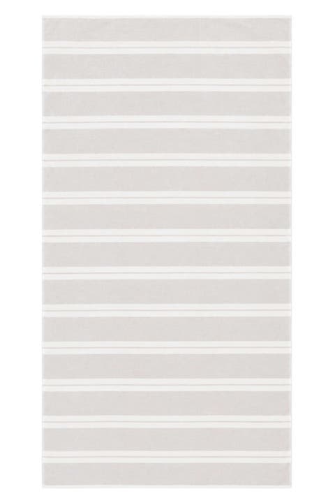 Haven Stripe Organic Cotton Terry-Lined Turkish Bath Towel
