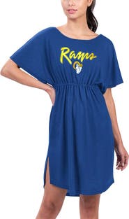 G-III 4HER BY CARL BANKS Women's G-III 4Her by Carl Banks Royal Los Angeles Rams Versus Swim Cover-Up