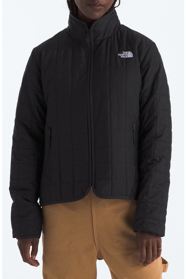 Junction Water Repellent Insulated Jacket, Main, color, TNF BLACK