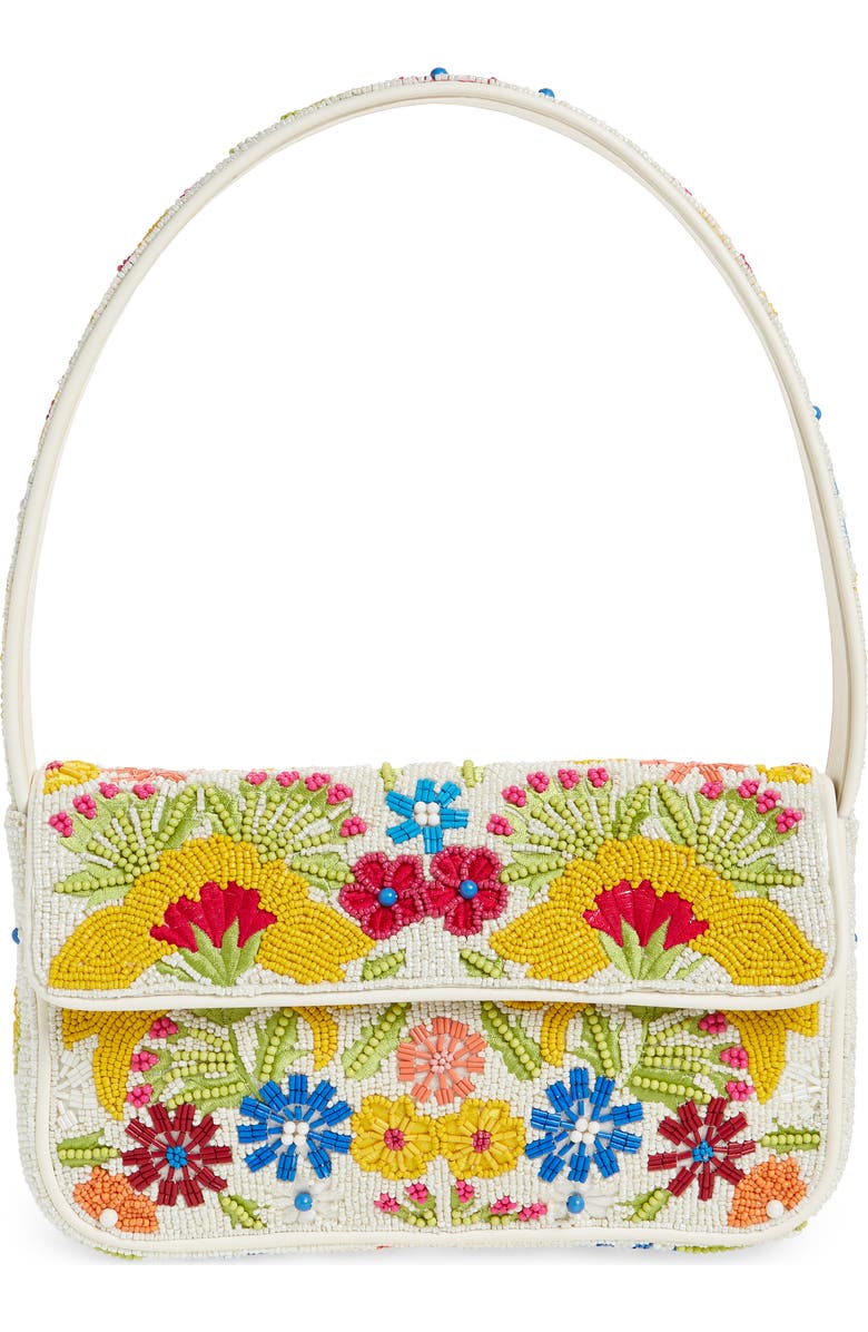 STAUD Tommy Beaded Shoulder Bag, Main, color,