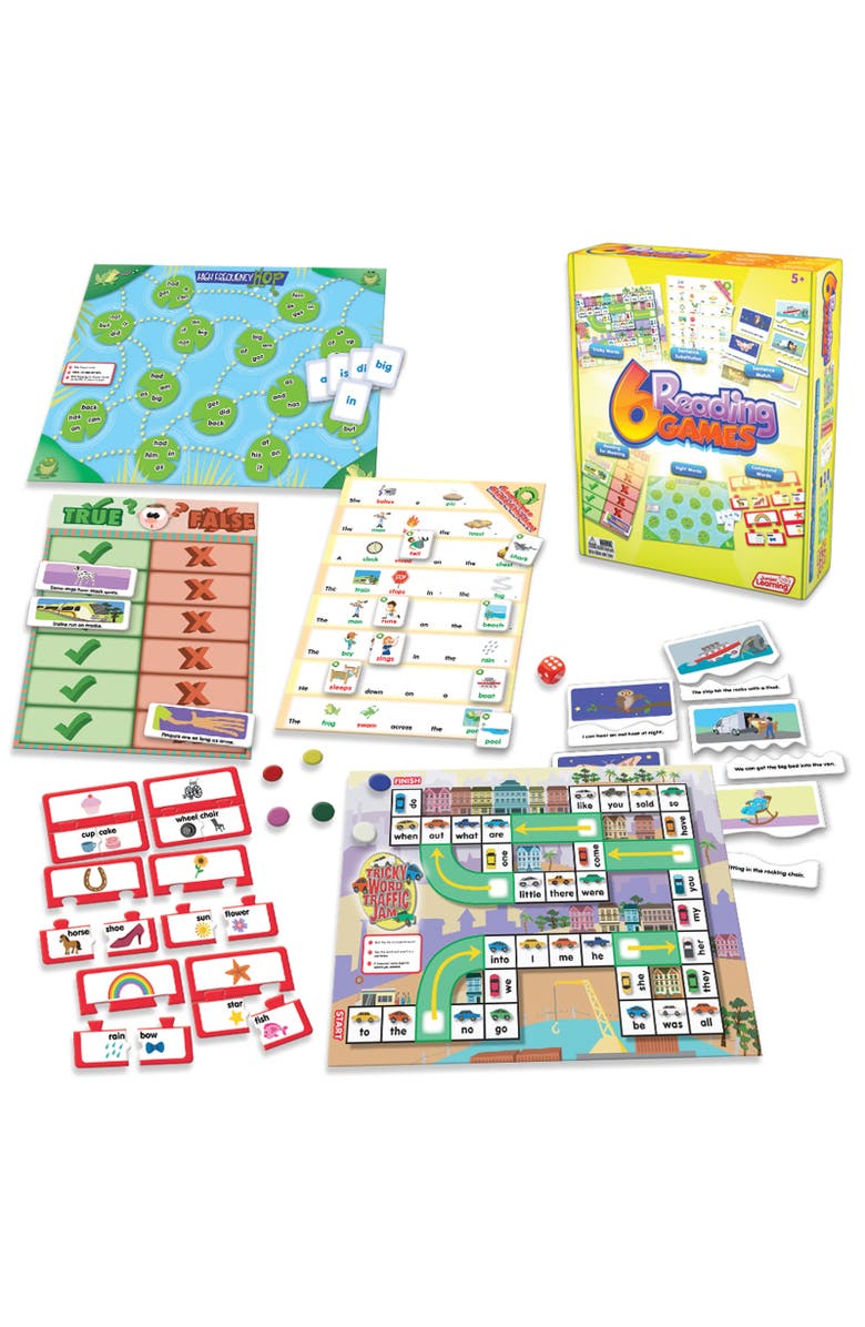 Junior Learning 6 Reading Games, Main, color, Multicolored
