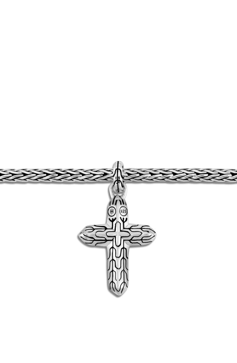 John Hardy Cross Charm Bracelet, Sterling Silver, Alternate, color, 