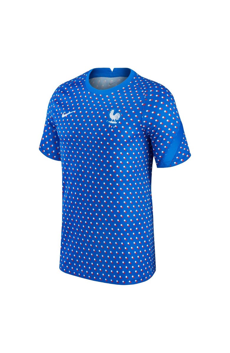 Nike Men's Nike Blue France Women's National Team 2021/22 Pre-Match Top, Alternate, color, Blue