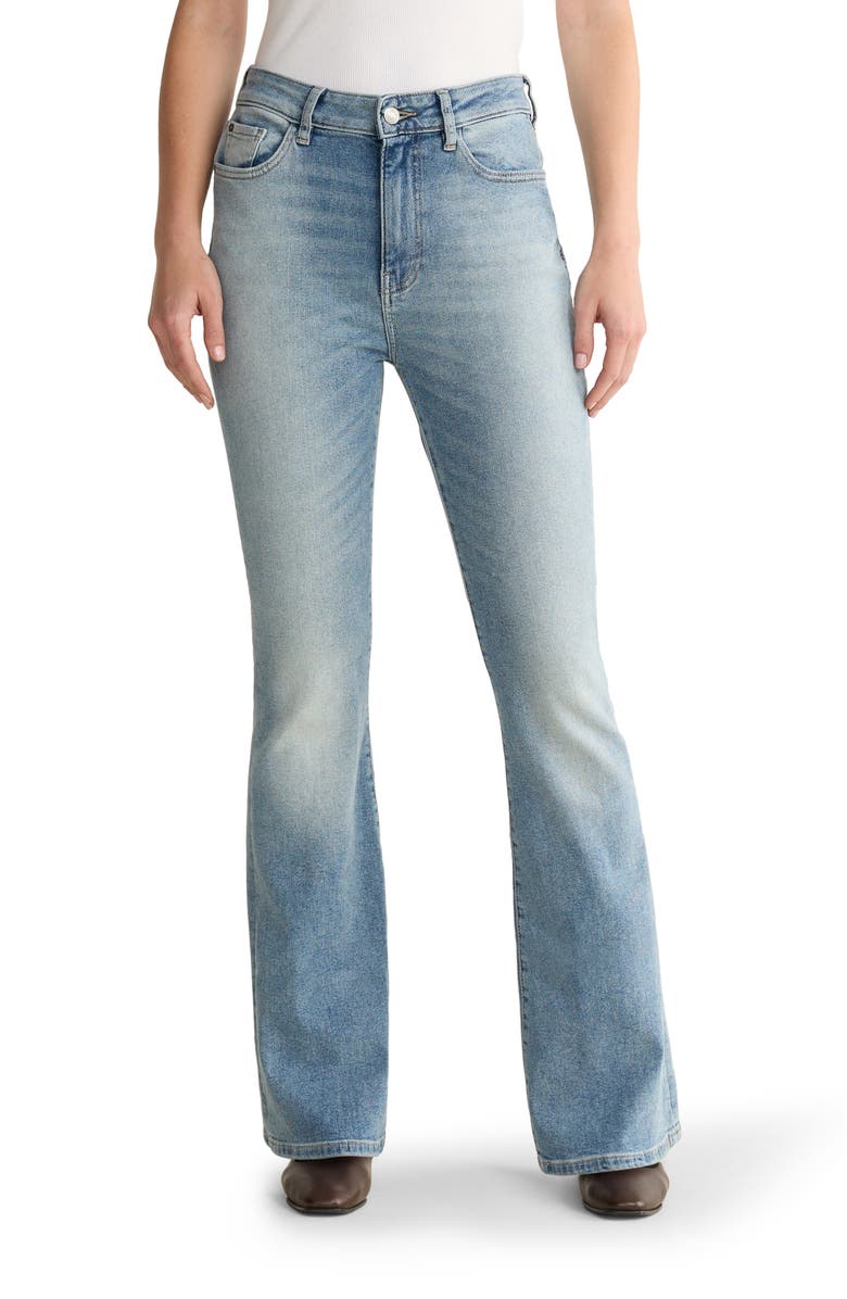 WARP+WEFT NAO High Waist Bootcut Jeans, Main, color, Hollywood Hills