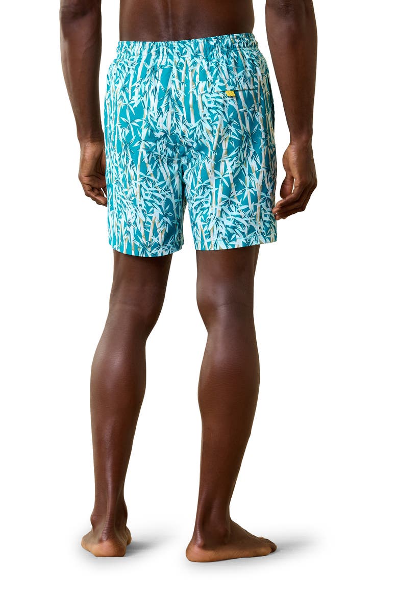 Naples Blues Swim Trunks, Alternate, color, TROPICAL TURQUOISE