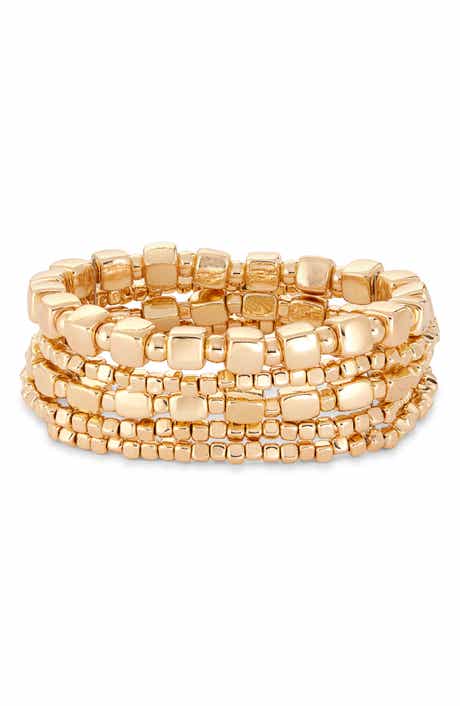 Nordstrom Set of 5 Beaded Stretch Bracelets