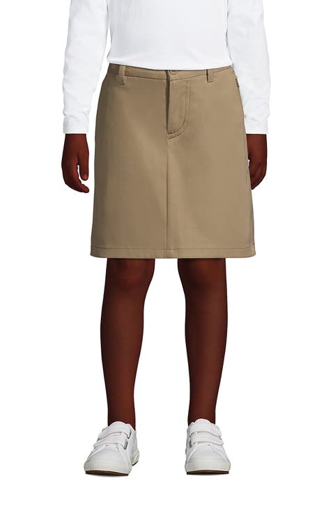 School Uniform Girls Active Chino Skort Top of the Knee