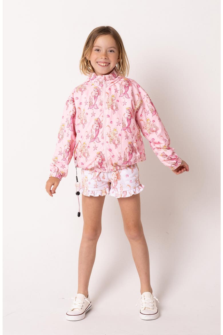 Kids' Max Rain Water Repellent Reversible Windbreaker, Alternate, color, PINK