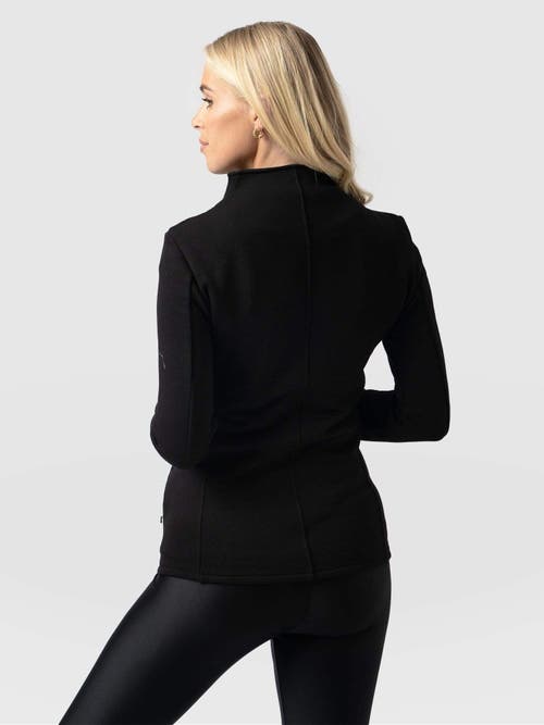 Saint + Sofia Cotton Biker Jacket
