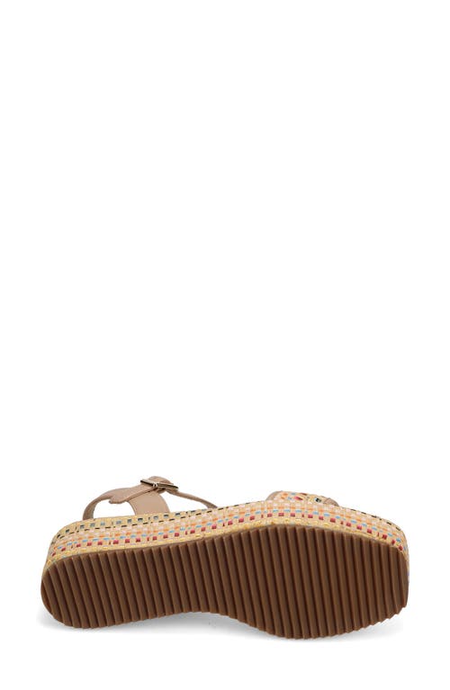 Vaneli Walda Flatform Sandal In Natural