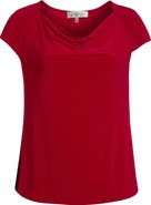 KASPER Cowl Neck Top