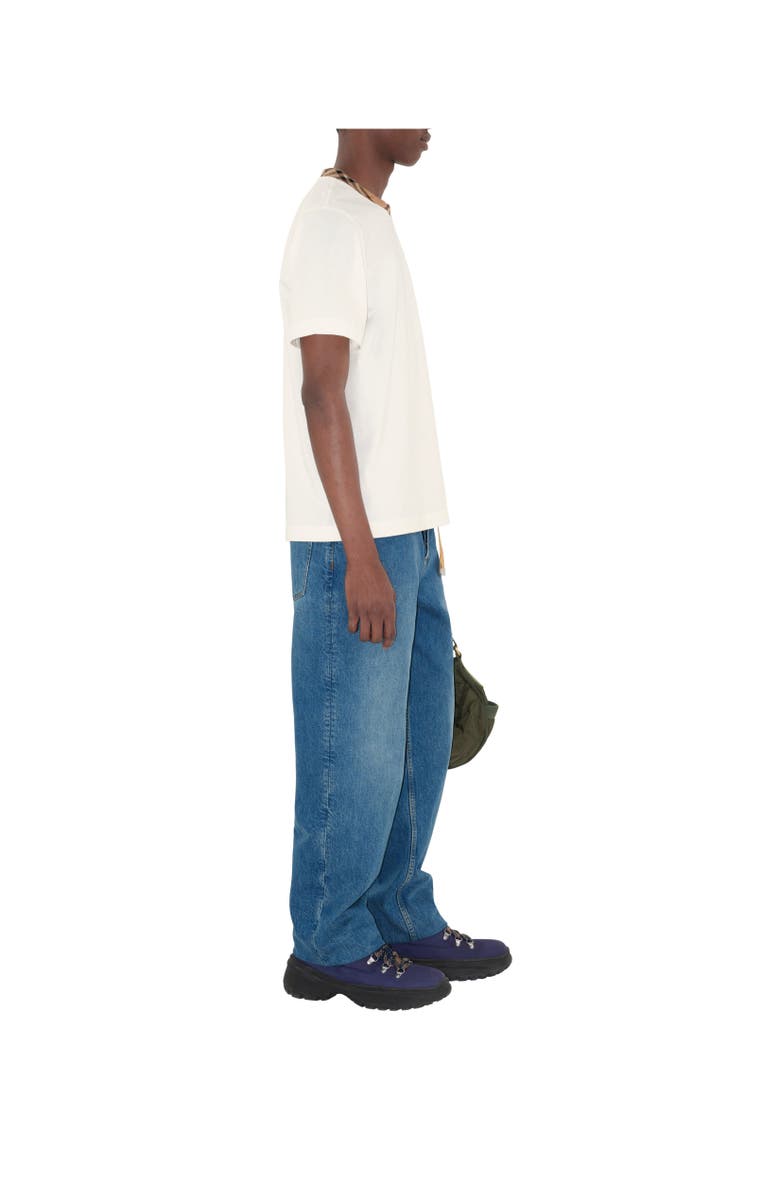 Burberry Loose Jeans, Alternate, color, Mid Blue