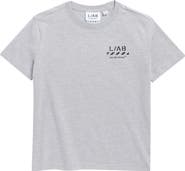 L/AB OFF-WHITE Kids' Diagonal Logo T-Shirt
