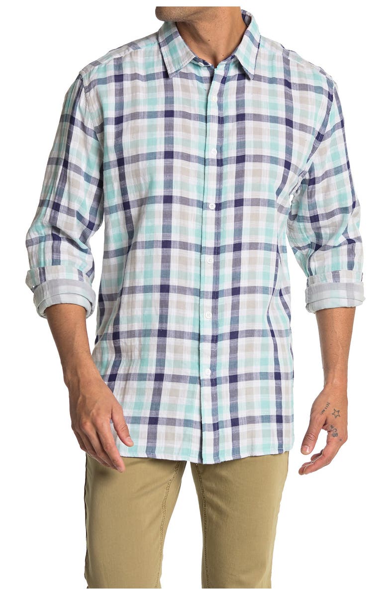 Gilded Age Gild Plaid Classic Fit Shirt, Alternate, color, 
