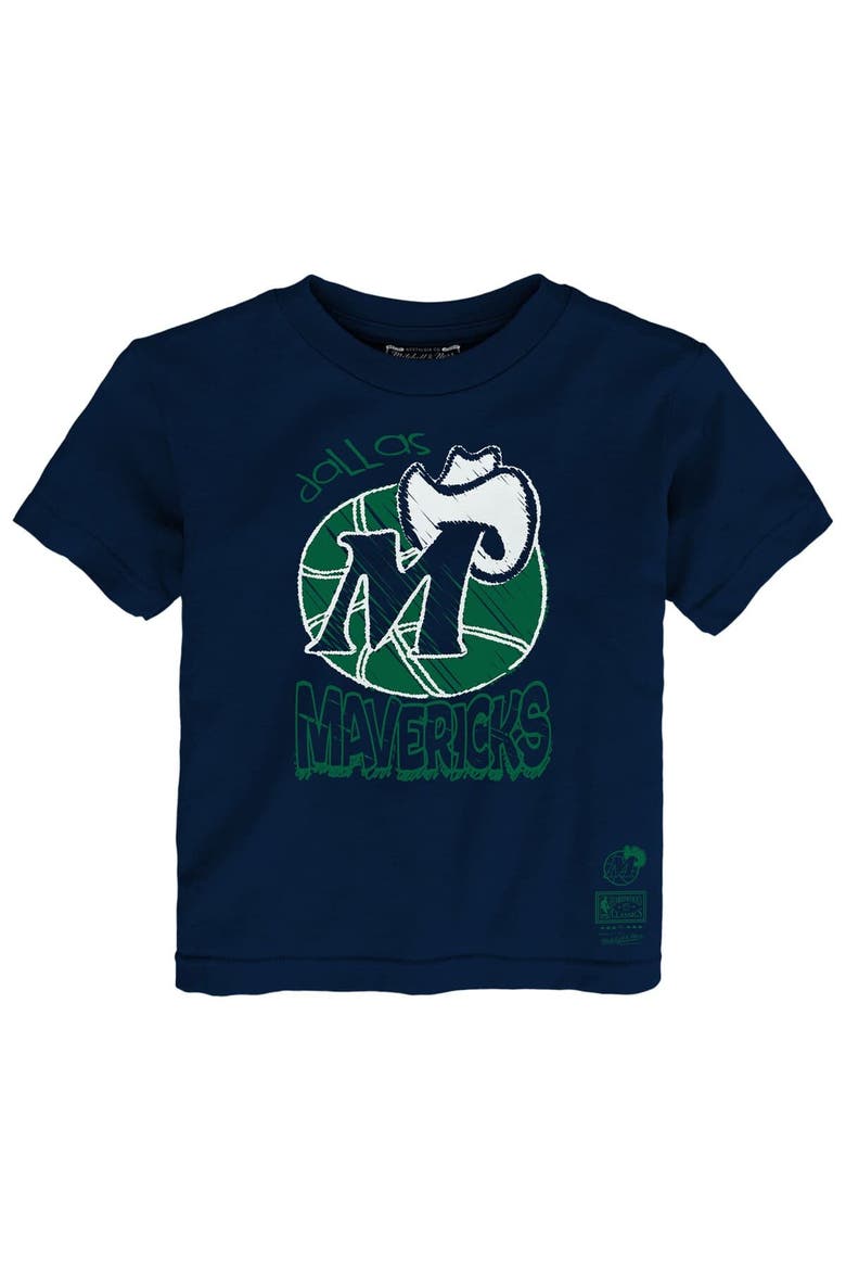 Toddler Mitchell & Ness Navy Dallas Mavericks Favorite Team T-Shirt, Alternate, color, Navy