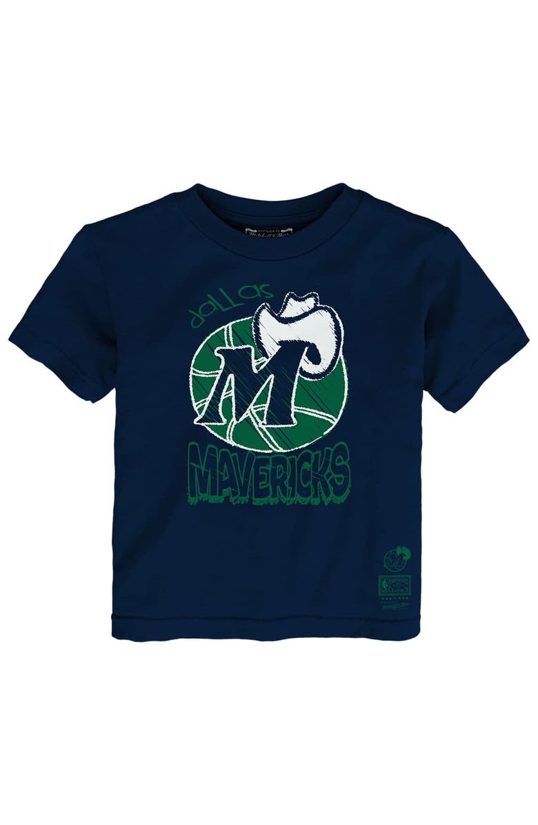 Mitchell & Ness Toddler Mitchell & Ness Navy Dallas Mavericks Favorite Team T-Shirt, Alternate, color, Navy
