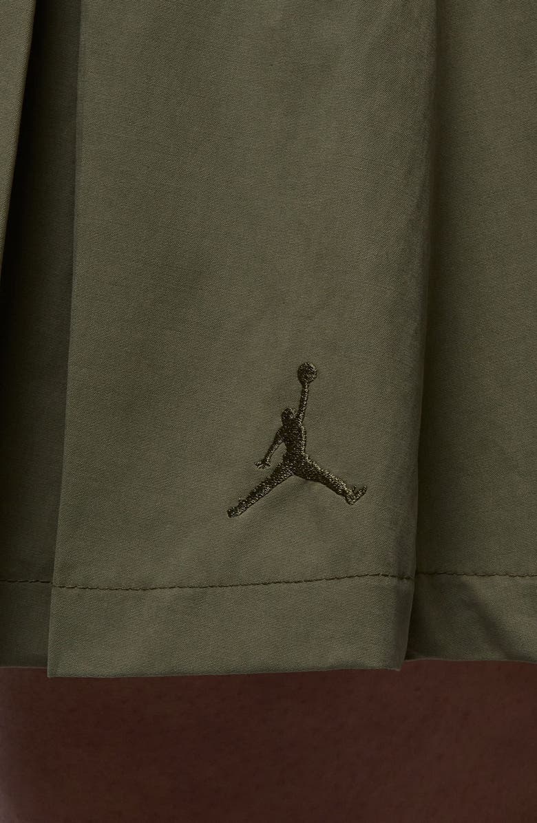 Jordan Poolside Pleated Miniskirt, Alternate, color, Medium Olive