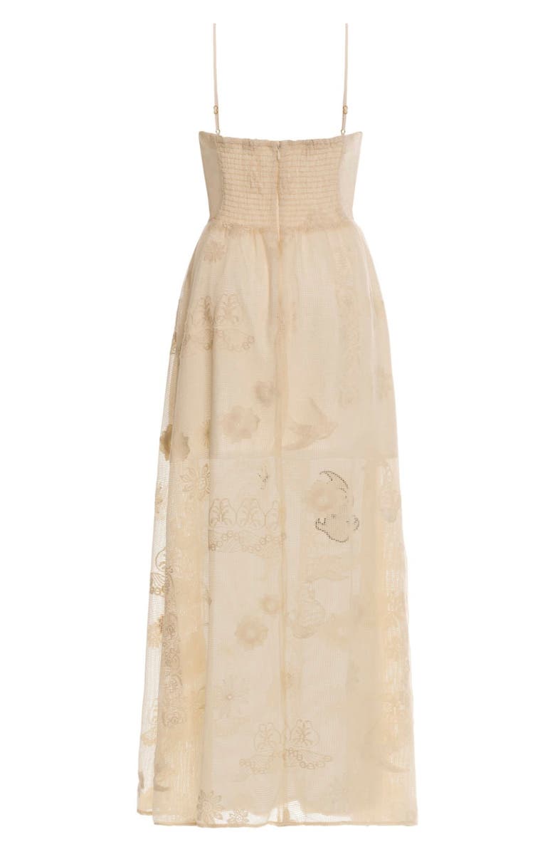 Agua Bendita Marcia Aura Cover-Up Dress, Alternate, color, Yellow Multi