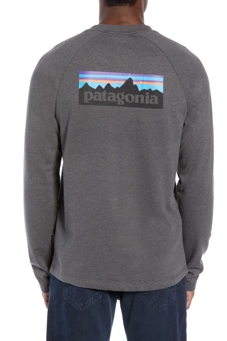 P-6 Logo Regular Fit Lightweight Sweatshirt, Alternate, color, FORGE GREY