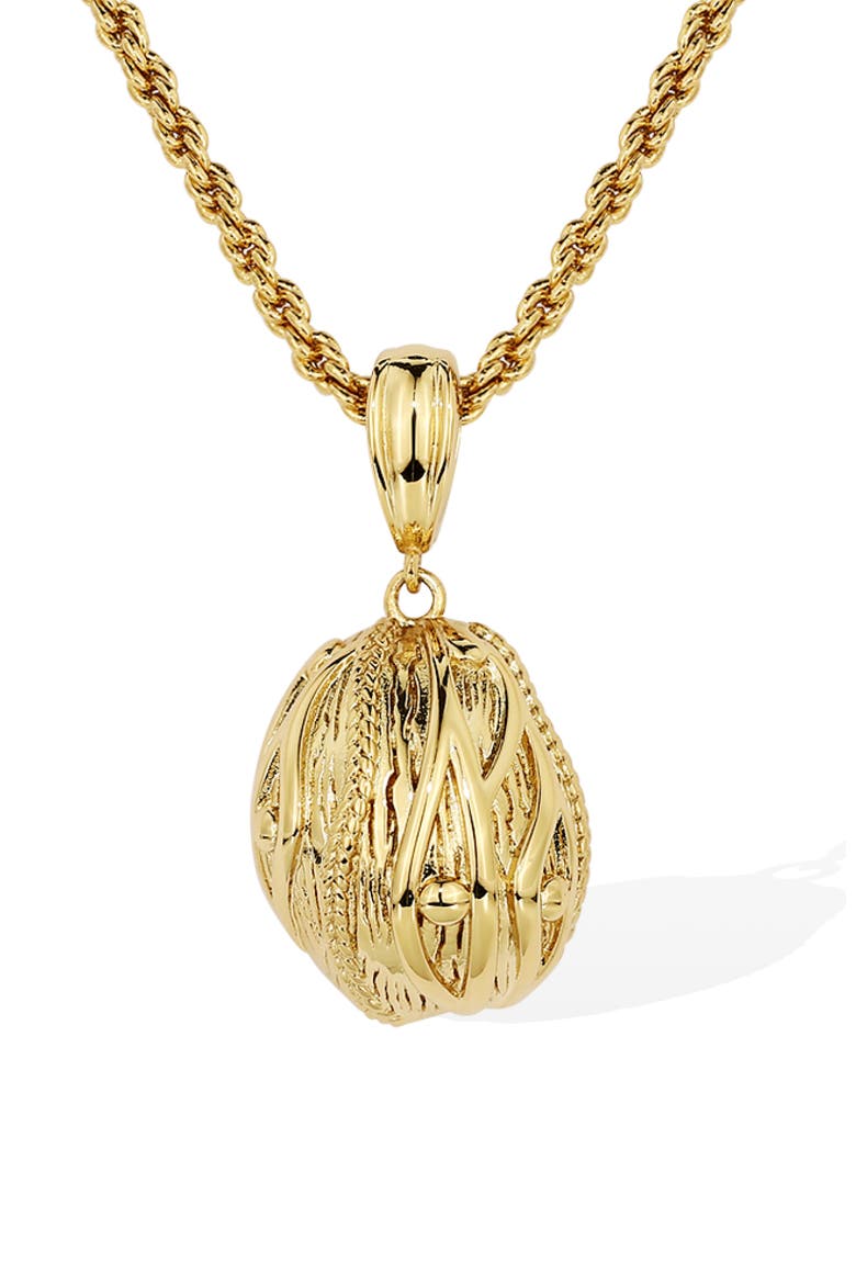 Amulet Eye Necklace, Alternate, color, Gold