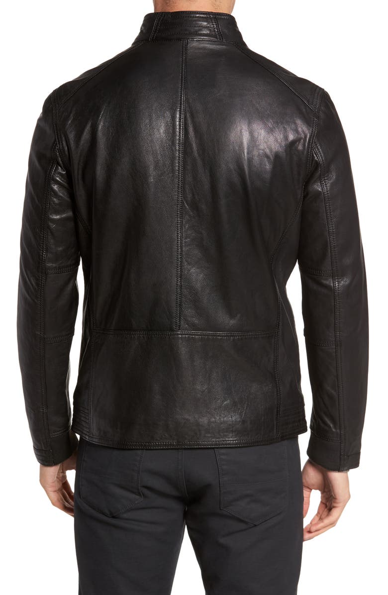 Cole Haan Washed Leather Jacket, Alternate, color,